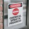 Signmission Chemical Spray In Progress Danger Sign, Vinyl Decal, 7in W x 10in L, 2PK OS-2PACK-DS-D-710-V-2417 - alternate 2
